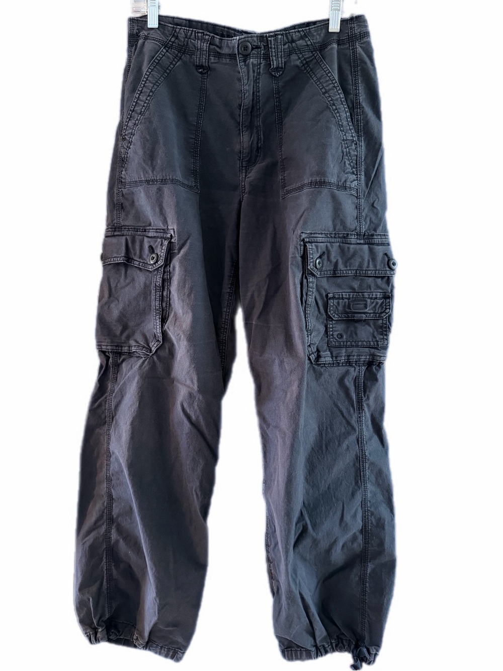 American Eagle Black cargo pants size 12 - Picture 4 of 14